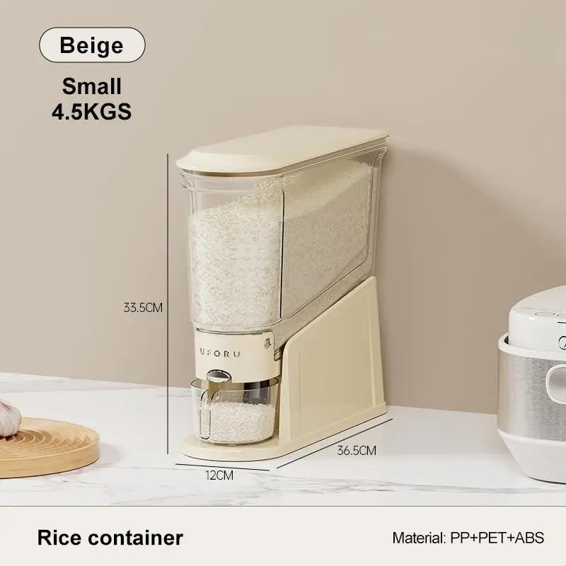 UFORU slim rice dispenser full product overview image